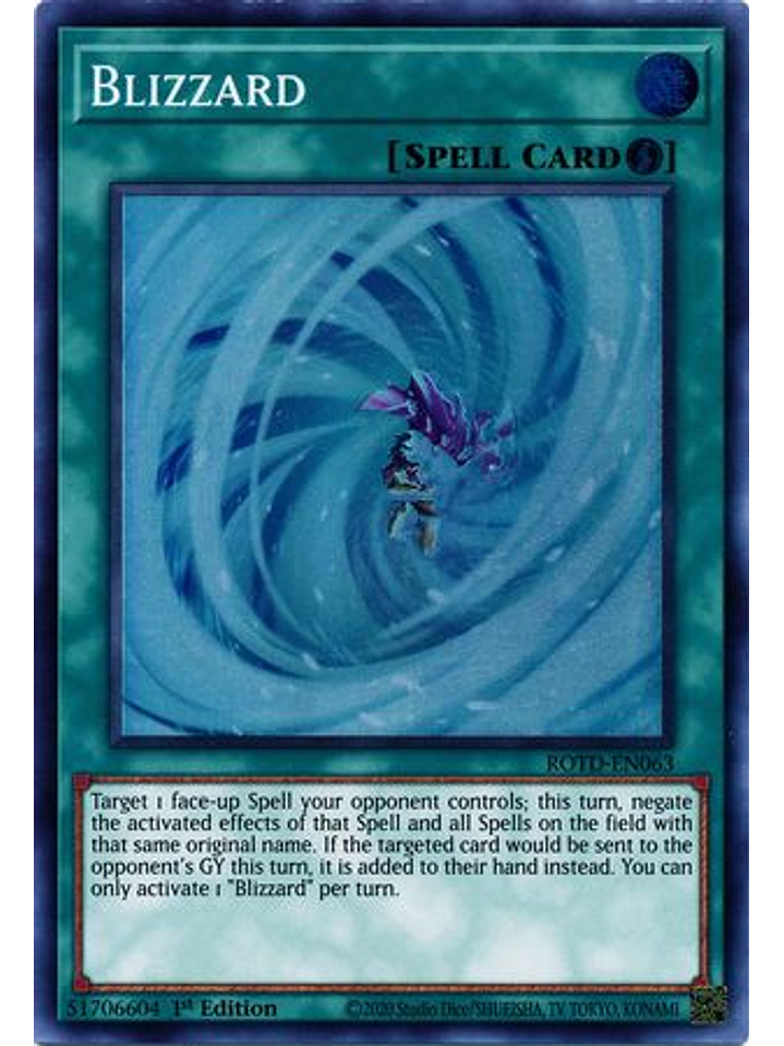 Blizzard - ROTD-EN063 - Super Rare 1st Edition 1