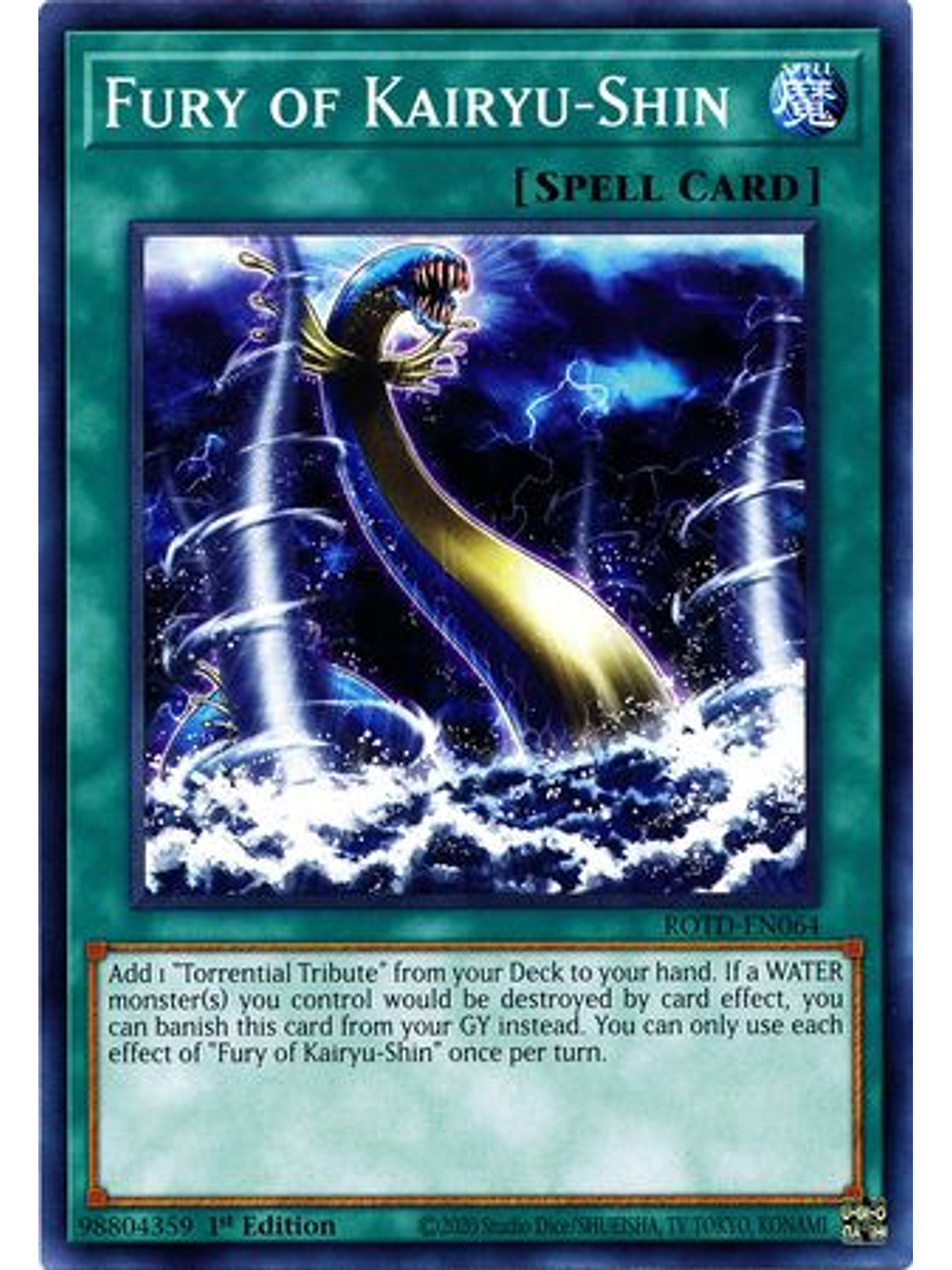 Fury of Kairyu-Shin - ROTD-EN064 - Common 1st Edition 1