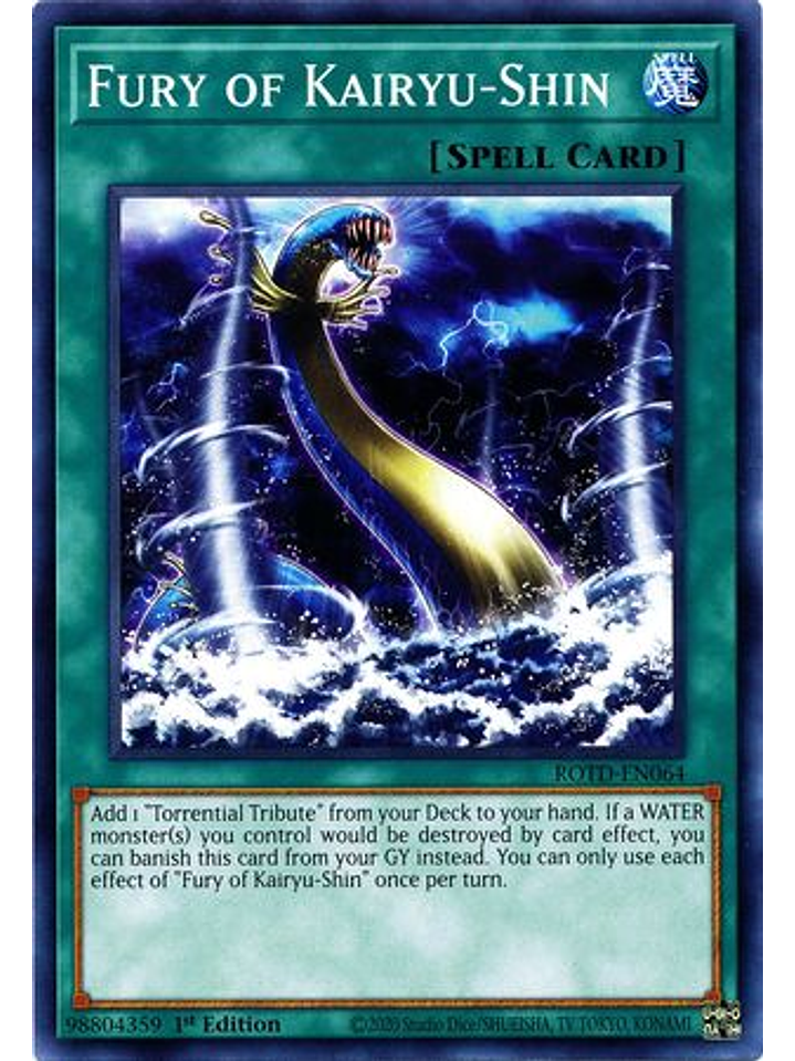 Fury of Kairyu-Shin - ROTD-EN064 - Common 1st Edition 1