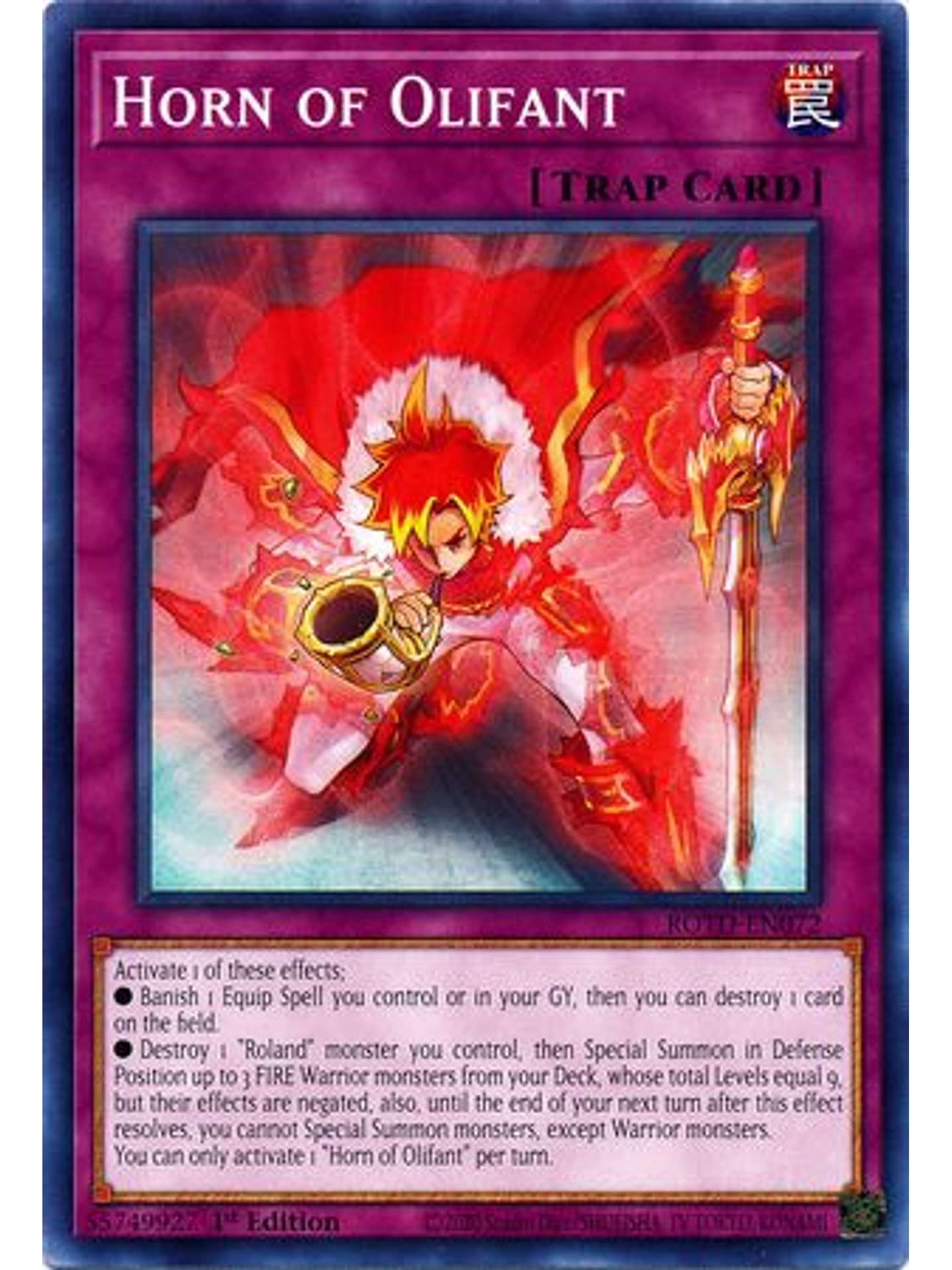 Horn of Olifant - ROTD-EN072 - Common 1st Edition 1