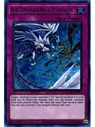 Ice Dragon's Prison - ROTD-EN079 - Ultra Rare 1st Edition