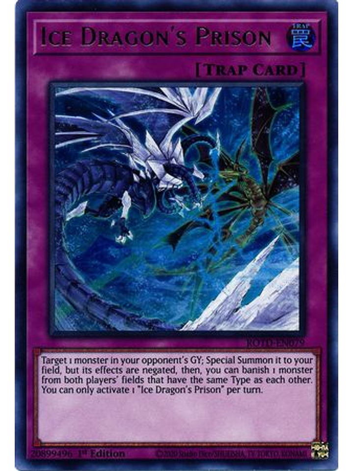 Ice Dragon's Prison - ROTD-EN079 - Ultra Rare 1st Edition 1