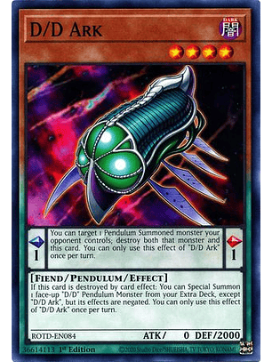 D/D Ark - ROTD-EN084 - Common 1st Edition