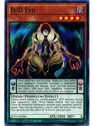 D/D Evil - ROTD-EN085 - Common 1st Edition