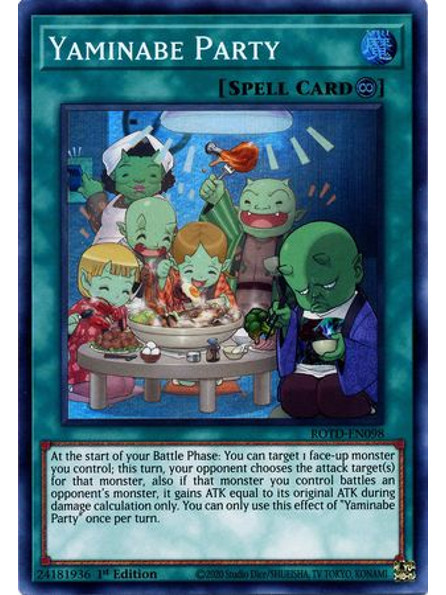 Yaminabe Party - ROTD-EN098 - Super Rare 1st Edition 1