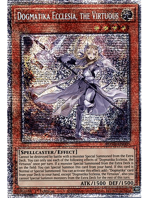 Dogmatika Ecclesia, the Virtuous - ROTD-EN005 - Starlight Rare 1st Edition
