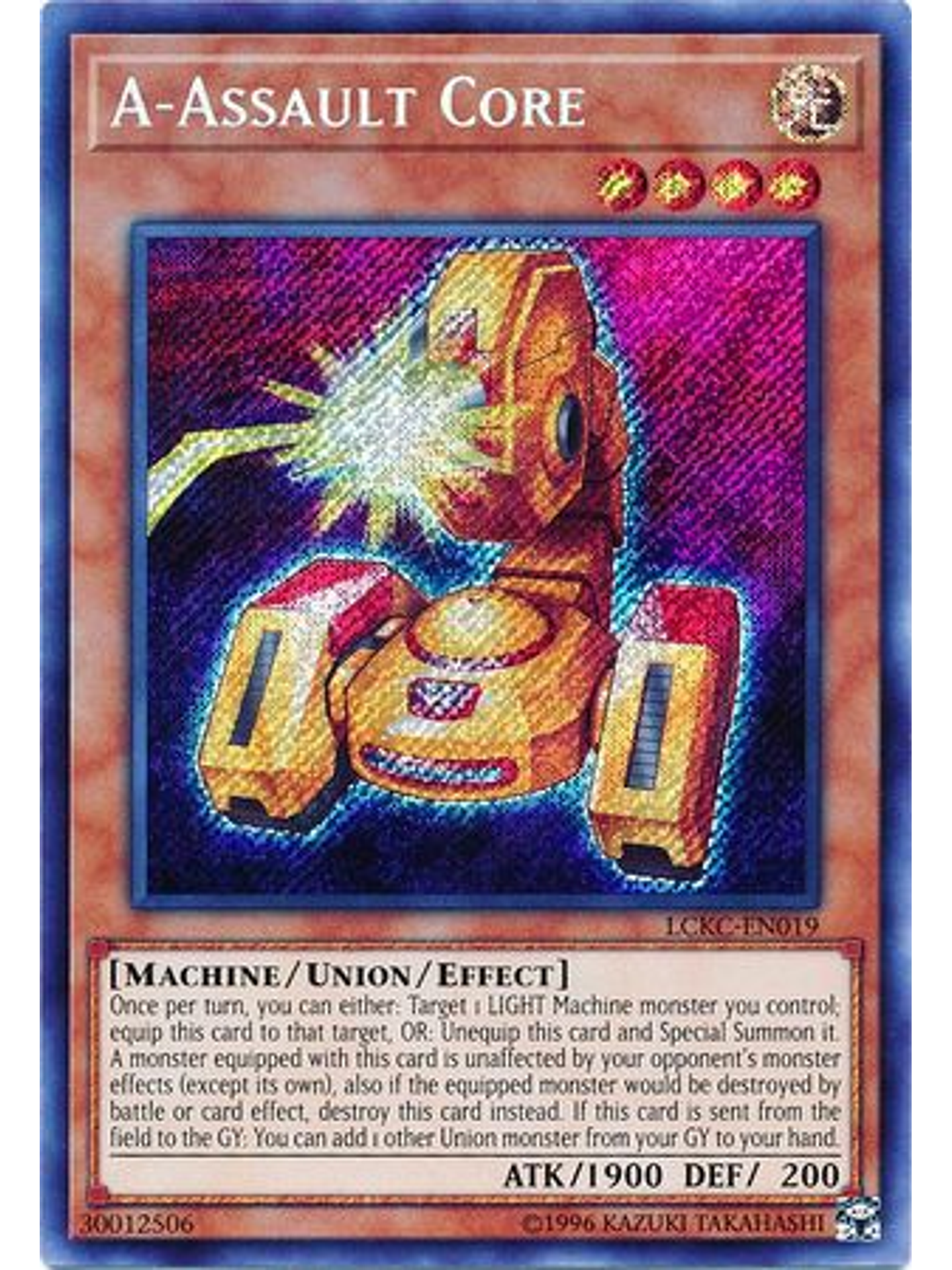 A-Assault Core - LCKC-EN019 - Secret Rare Unlimited 1