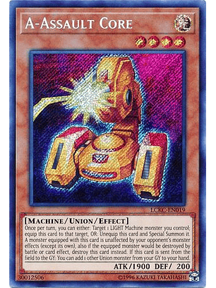 A-Assault Core - LCKC-EN019 - Secret Rare Unlimited