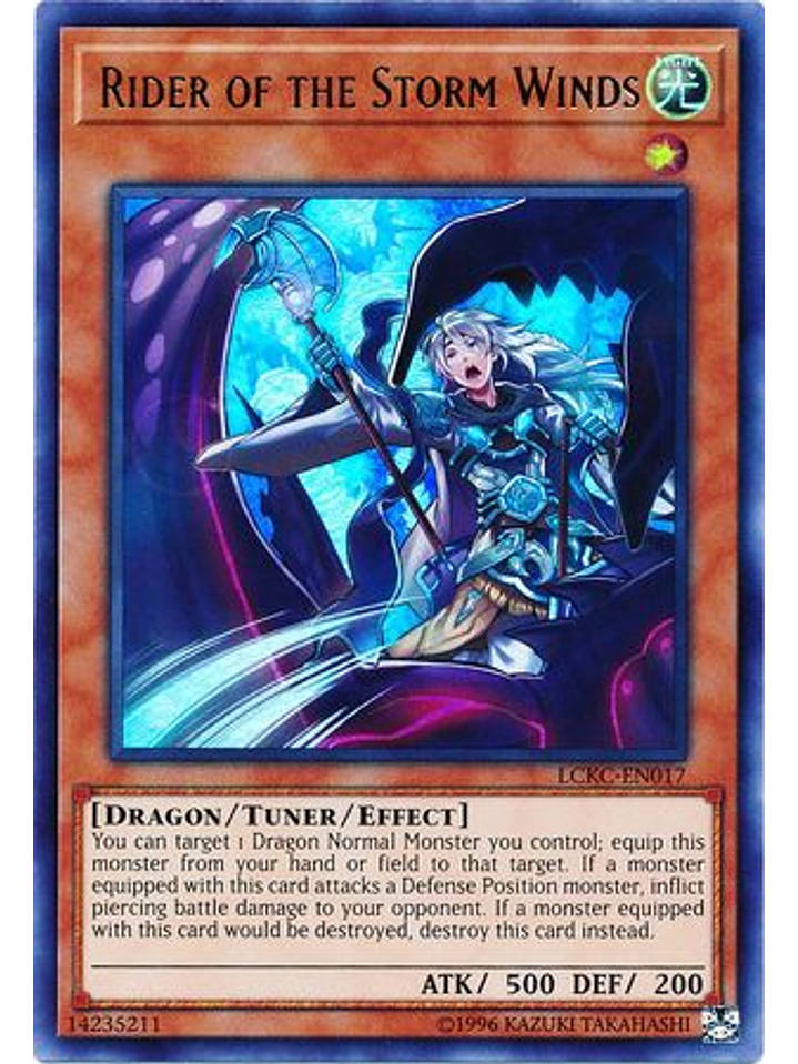 Rider of the Storm Winds - LCKC-EN017 - Ultra Rare Unlimited 1