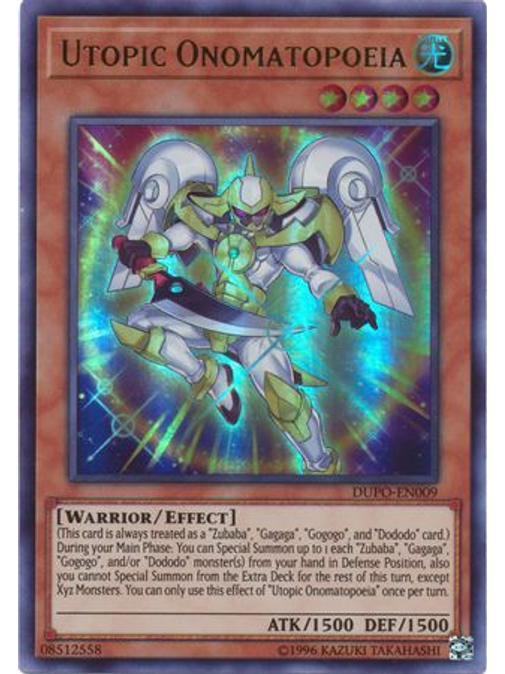 Utopic Onomatopoeia - DUPO-EN009 - Ultra Rare Unlimited 1