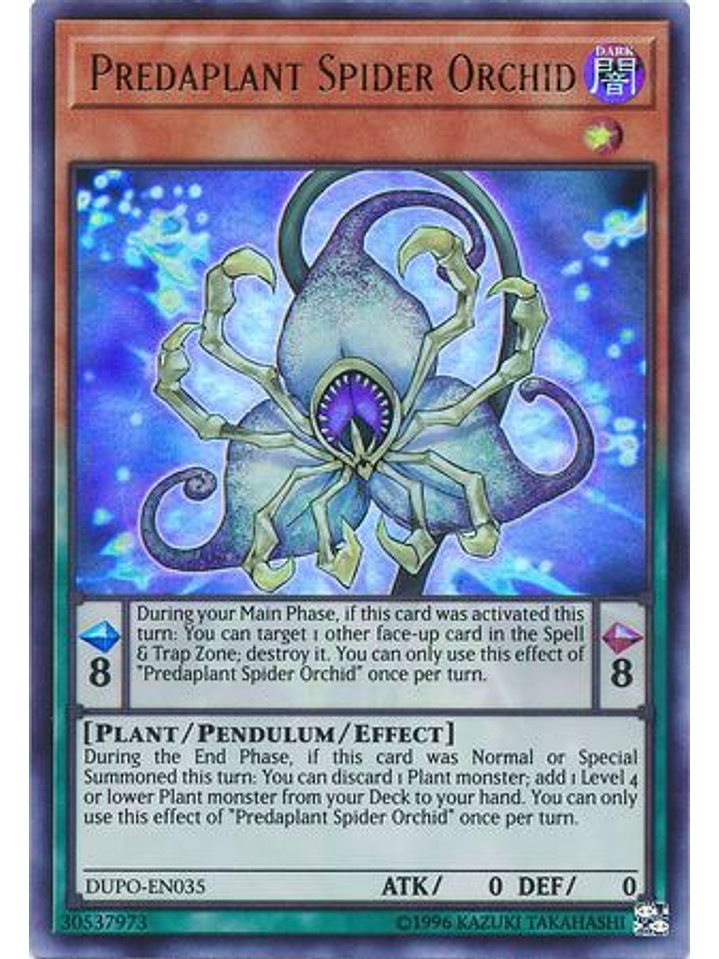 Predaplant Spider Orchid - DUPO-EN035 - Ultra Rare Unlimited 1