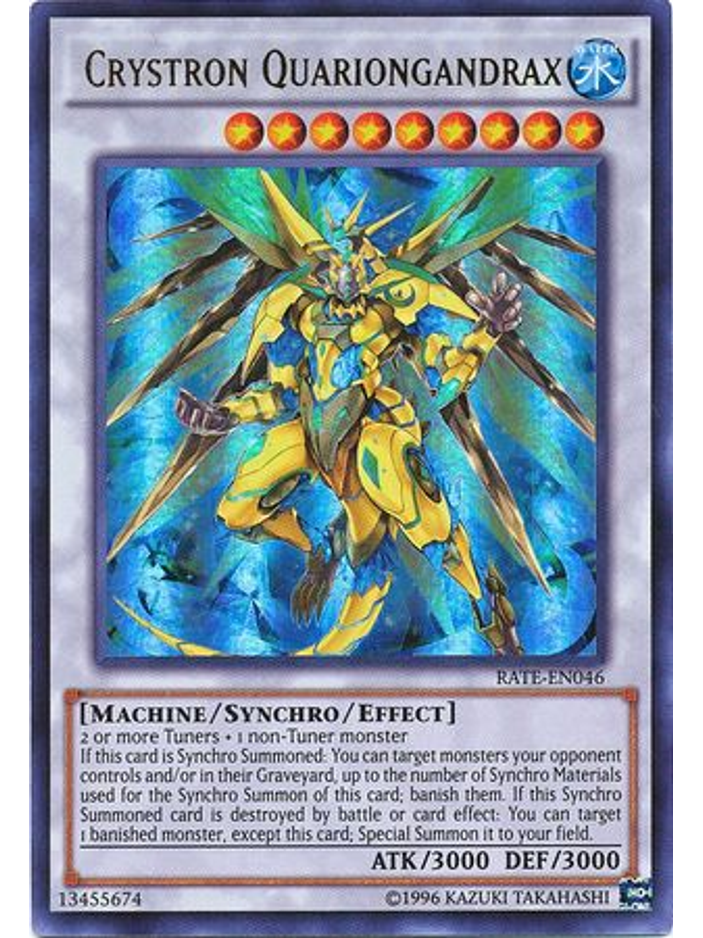 Crystron Quariongandrax - RATE-EN046 - Ultra Rare Unlimited 1