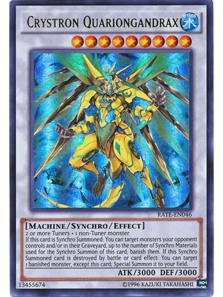 Crystron Quariongandrax - RATE-EN046 - Ultra Rare Unlimited 1