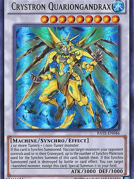 Crystron Quariongandrax - RATE-EN046 - Ultra Rare Unlimited