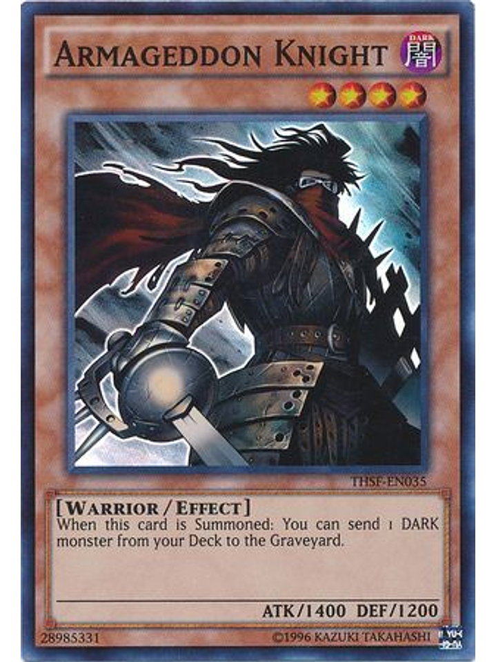 Armageddon Knight - THSF-EN035 - Super Rare Unlimited 1