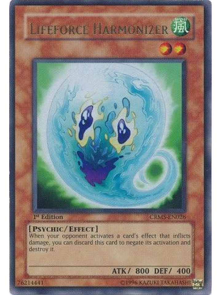 Lifeforce Harmonizer - CRMS-EN026 - Ultra Rare 1st Edition 1