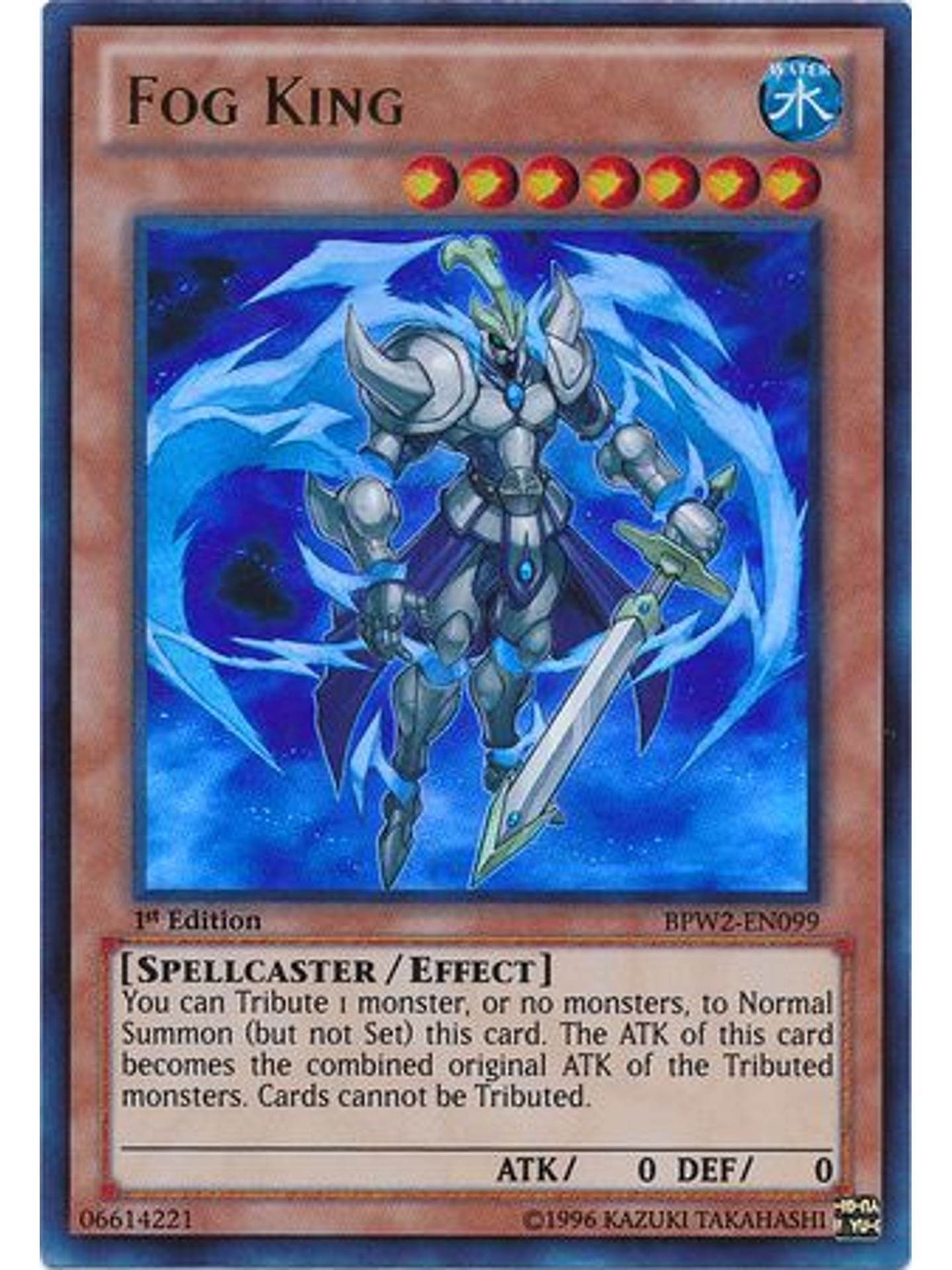 Fog King - BPW2-EN099 - Ultra Rare 1st Edition 1