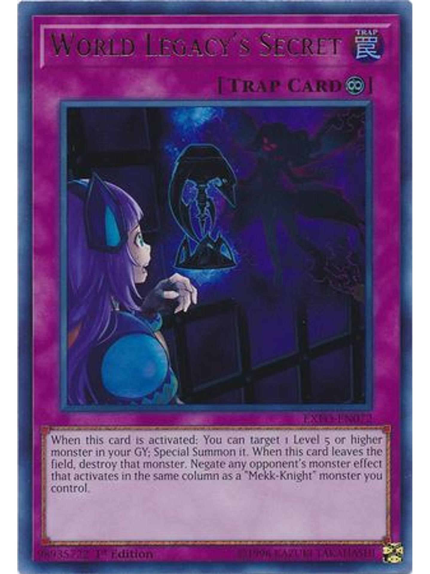 World Legacy's Secret - EXFO-EN072 - Ultra Rare 1st Edition 1