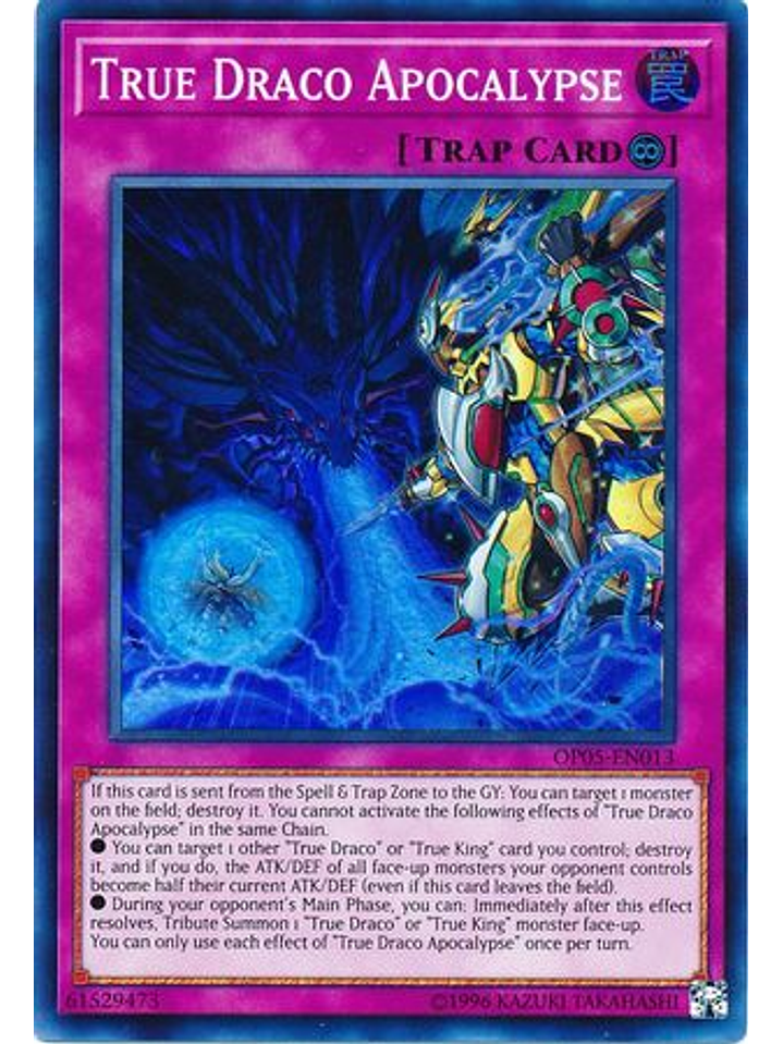 True Draco Apocalypse - OP05-EN013 - Super Rare 1