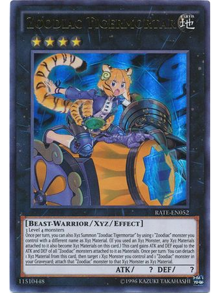 Zoodiac Tigermortar - RATE-EN052 - Ultra Rare Unlimited 1