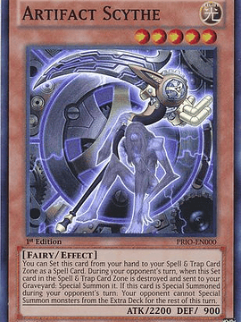 Artifact Scythe - PRIO-EN000 - Super Rare 1st Edition