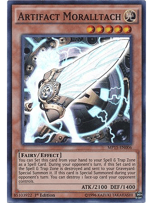 Artifact Moralltach - MP15-EN006 - Super Rare 1st Edition