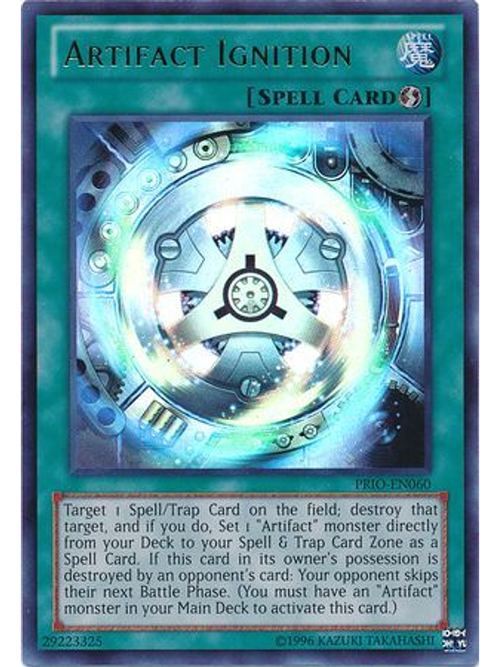 Artifact Ignition - PRIO-EN060 - Ultra Rare Unlimited 1