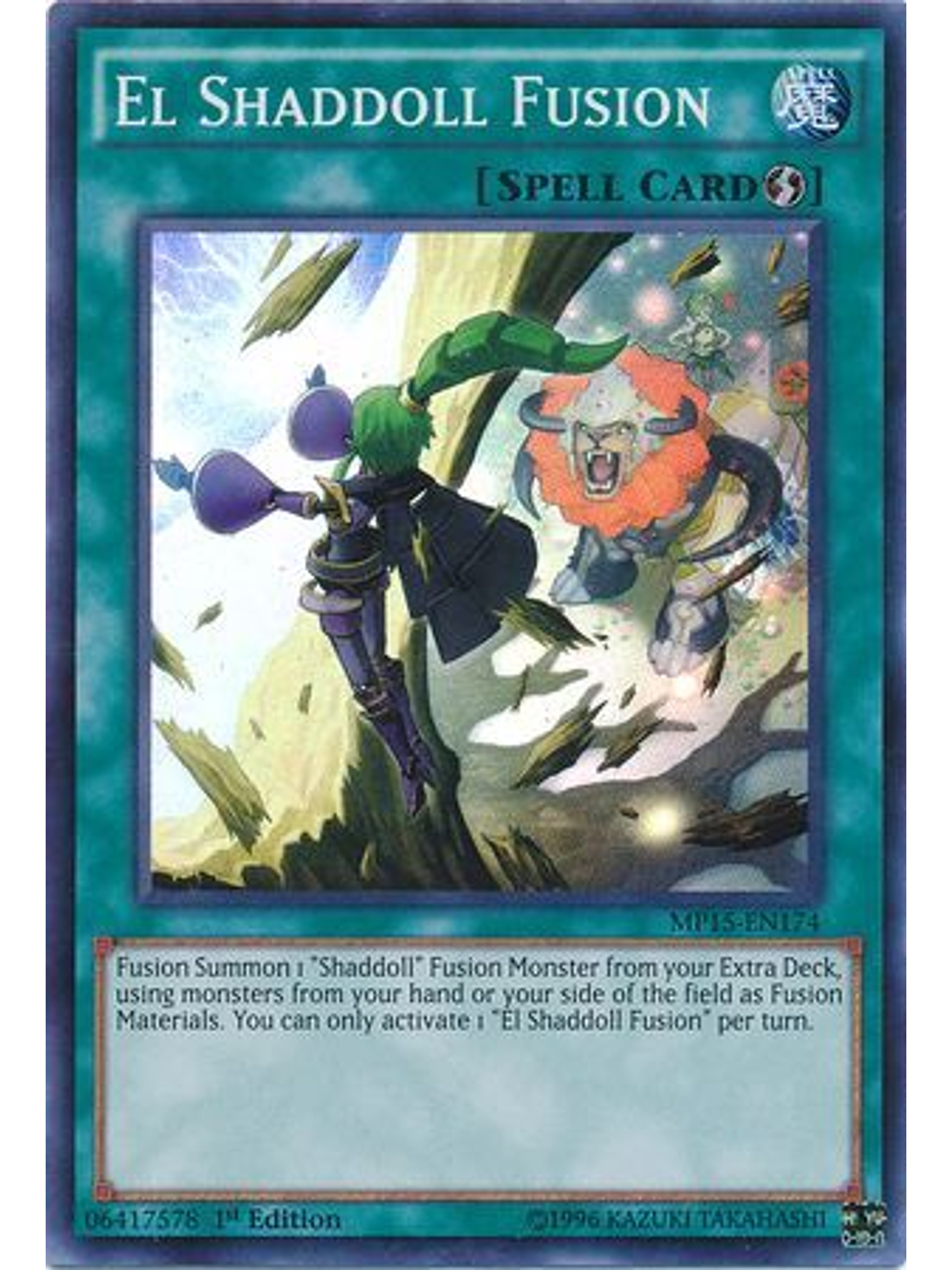 El Shaddoll Fusion - MP15-EN174 - Super Rare 1st Edition 1