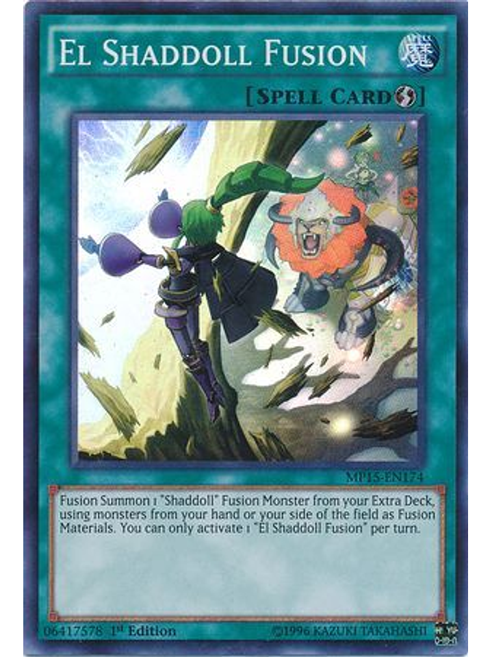 El Shaddoll Fusion - MP15-EN174 - Super Rare 1st Edition 1
