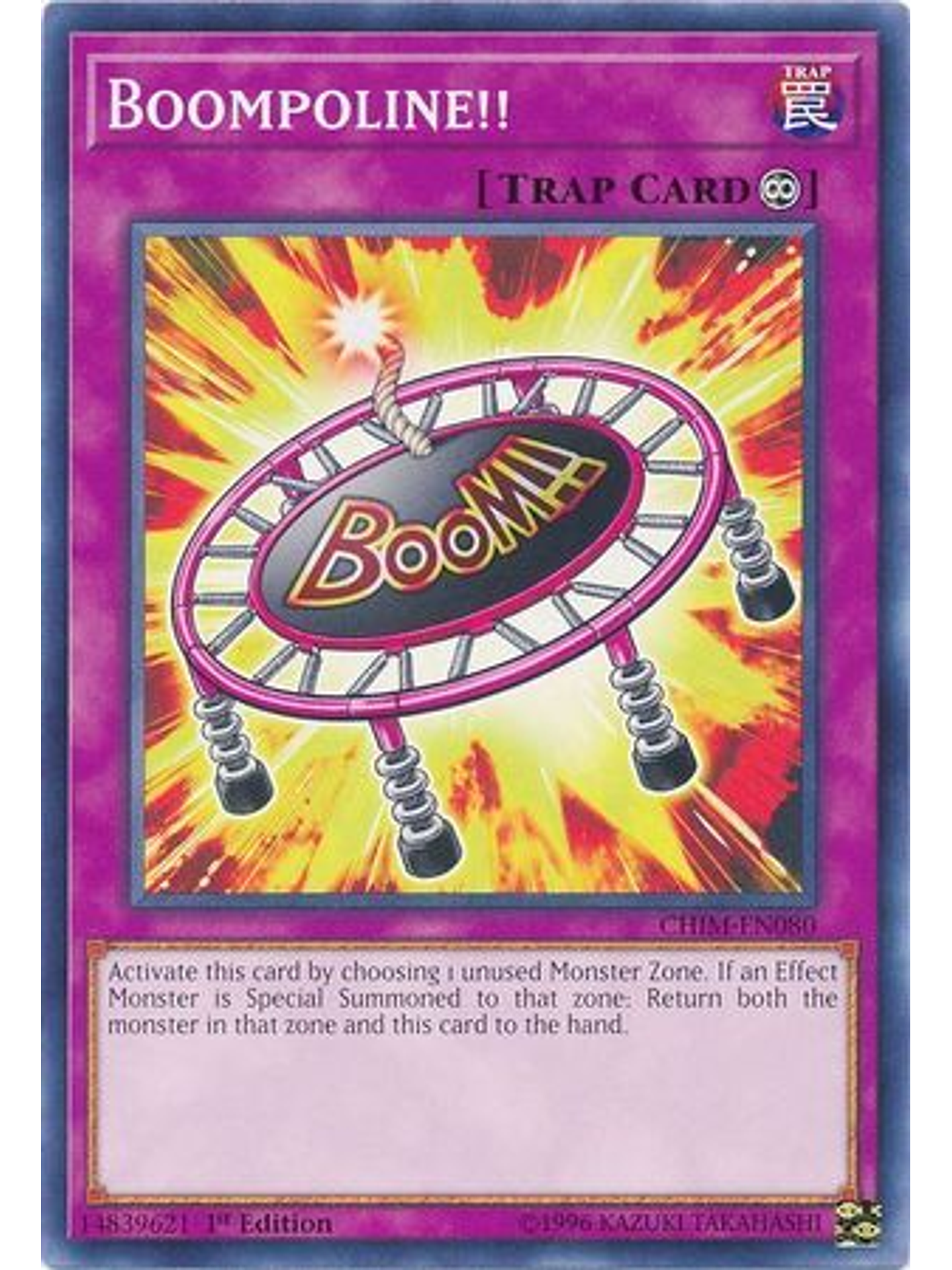 Boompoline!! - CHIM-EN080 - Common 1st Edition 1