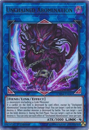 Unchained Abomination - CHIM-EN045 - Ultra Rare 1st Edition