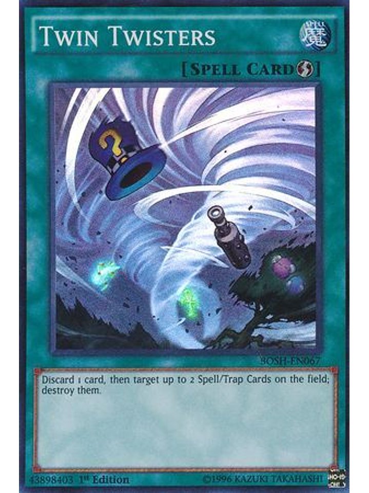 Twin Twisters - BOSH-EN067 - Super Rare 1st Edition 1