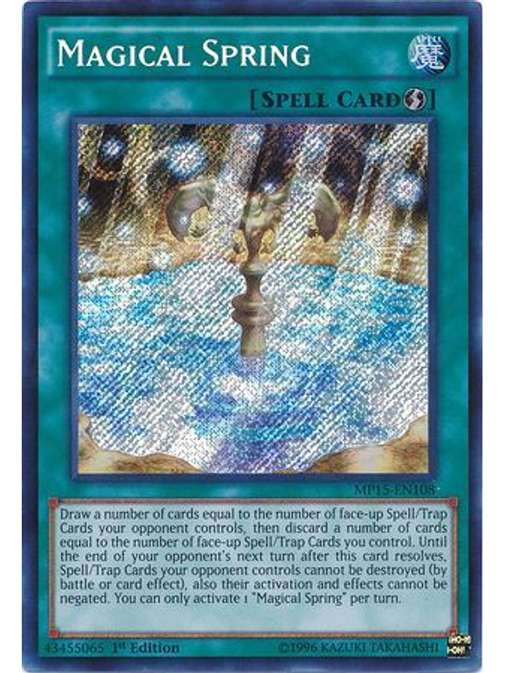 Magical Spring - MP15-EN108 - Secret Rare 1st Edition 1