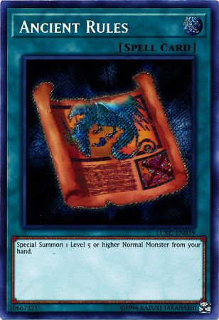 Ancient Rules - LCKC-EN039 - Secret Rare Unlimited