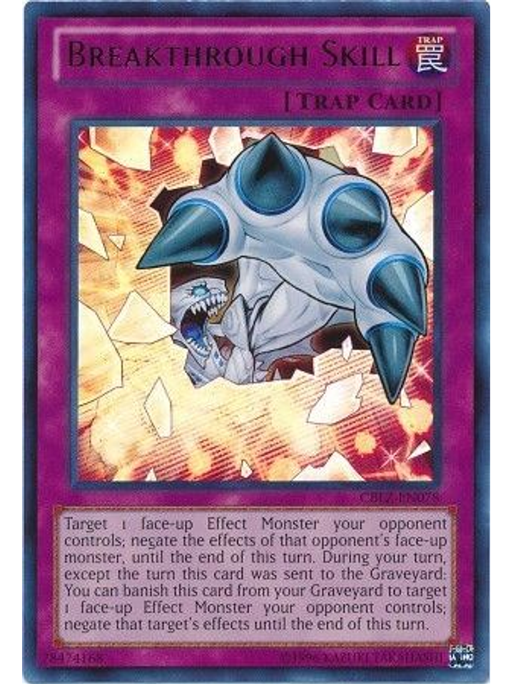 Breakthrough Skill - CBLZ-EN078 - Ultra Rare Unlimited 1