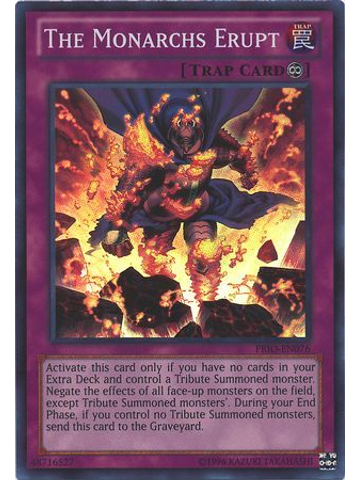 The Monarchs Erupt - PRIO-EN076 - Super Rare Unlimited 1