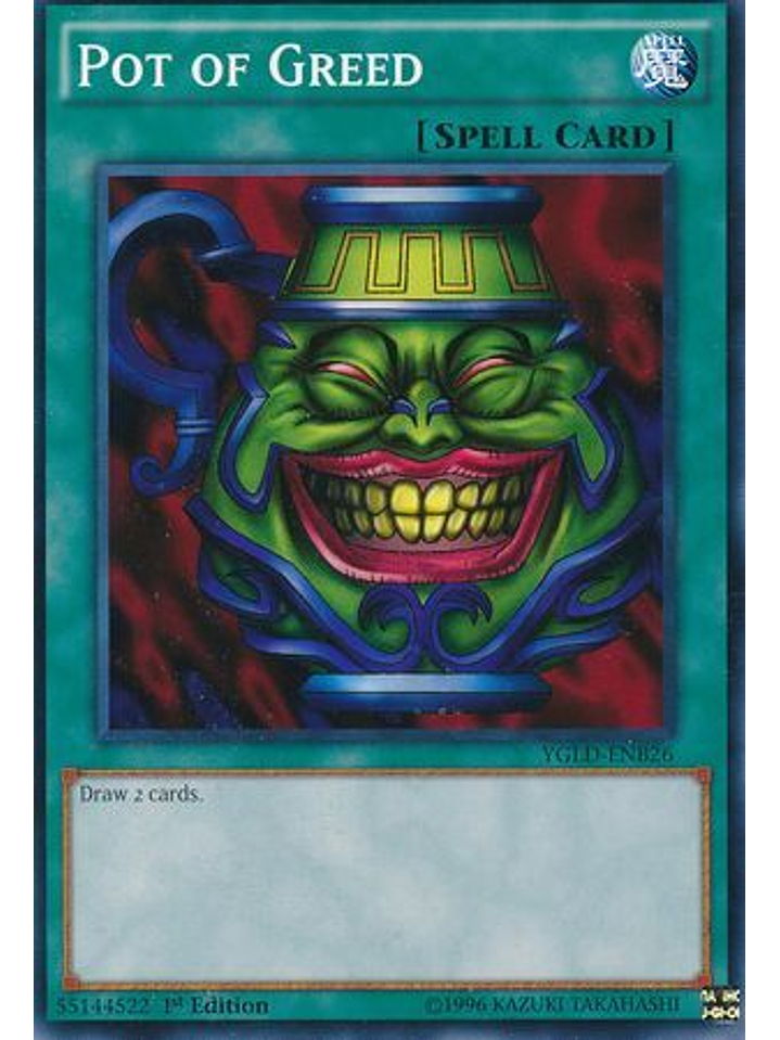 Pot of Greed - YGLD-ENB26 - Common 1st Edition 1