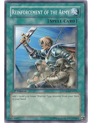 Reinforcement of the Army - SDWS-EN025 - Common 1st Edition