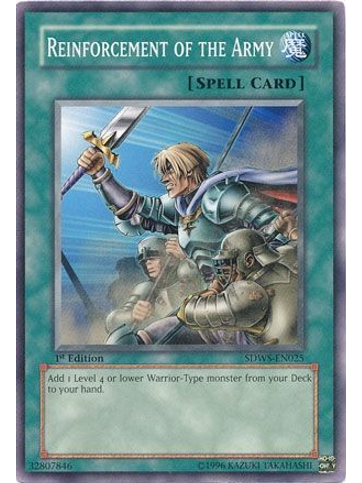 Reinforcement of the Army - SDWS-EN025 - Common 1st Edition 1