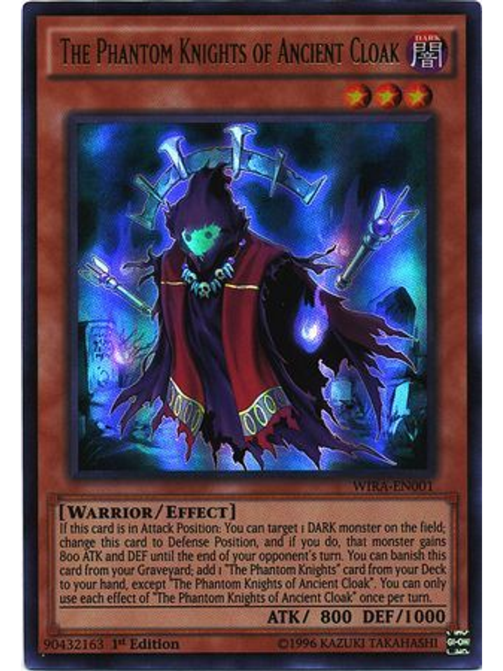 The Phantom Knights of Ancient Cloak - WIRA-EN001 - Ultra Rare 1st Edition 1