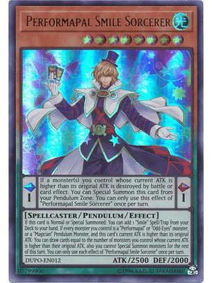 Performapal Smile Sorcerer - DUPO-EN012 - Ultra Rare Unlimited