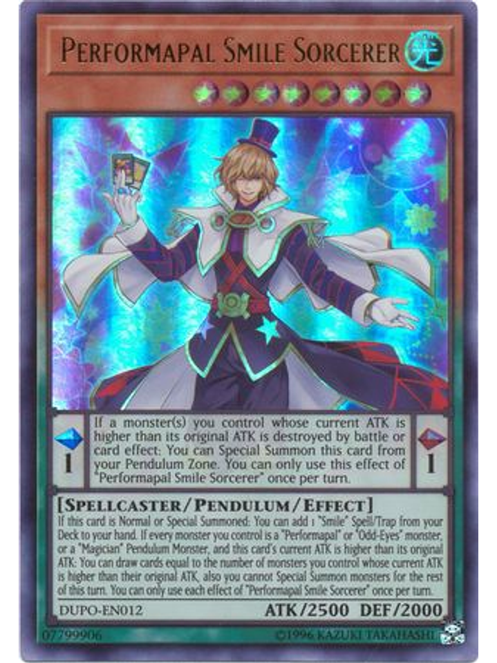 Performapal Smile Sorcerer - DUPO-EN012 - Ultra Rare Unlimited 1