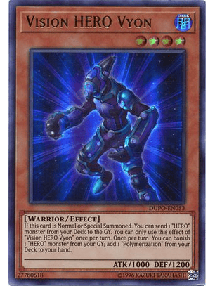 Vision HERO Vyon - DUPO-EN053 - Ultra Rare Unlimited