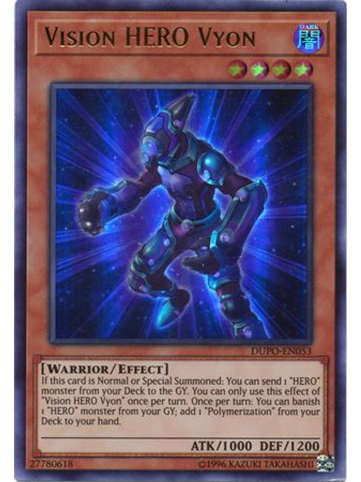 Vision HERO Vyon - DUPO-EN053 - Ultra Rare Unlimited 1