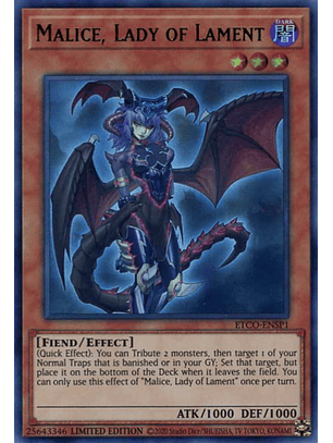 Malice, Lady of Lament - ETCO-ENSP1 - Ultra Rare