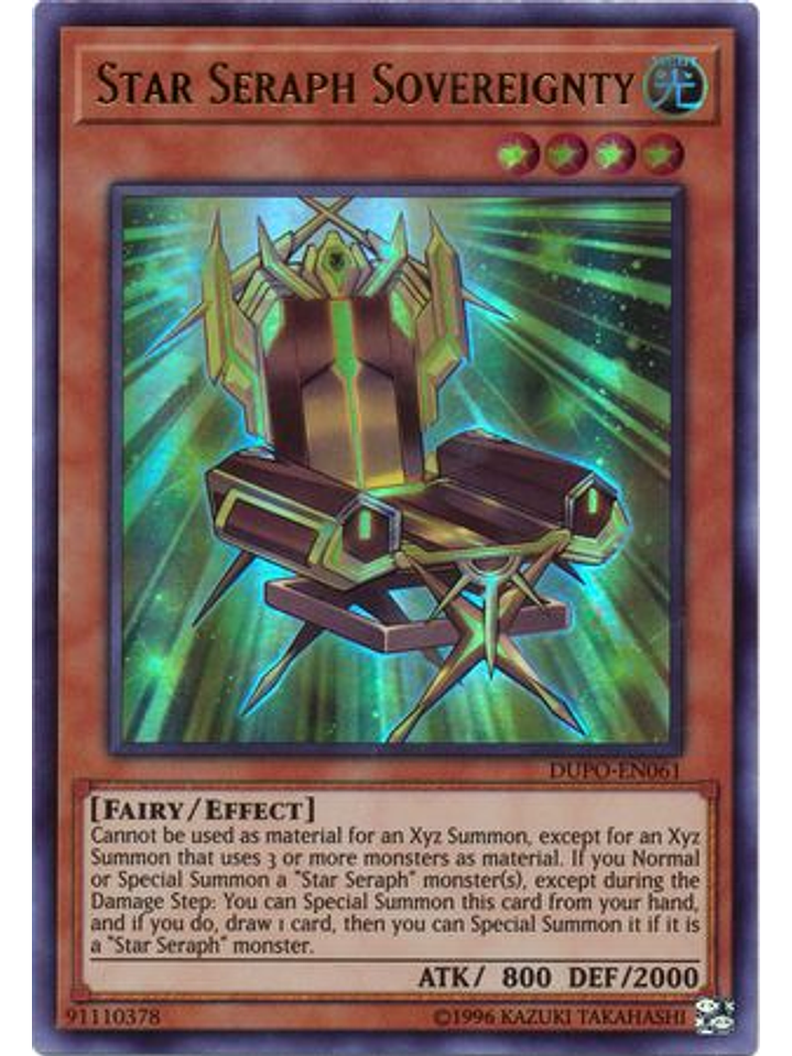 Star Seraph Sovereignty - DUPO-EN061 - Ultra Rare Unlimited 1