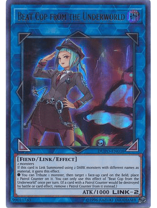 Beat Cop from the Underworld - DUPO-EN038 - Ultra Rare Unlimited