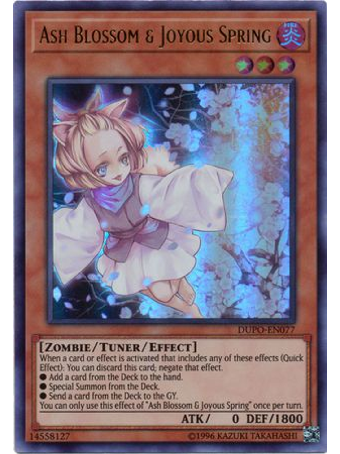 Ash Blossom & Joyous Spring - DUPO-EN077 - Ultra Rare Unlimited 1
