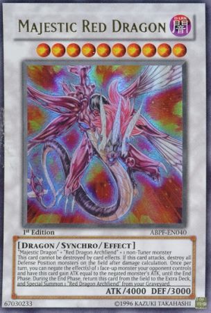 Majestic Red Dragon - ABPF-EN040 - Ultra Rare 1st Edition