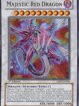 Majestic Red Dragon - ABPF-EN040 - Ultra Rare 1st Edition